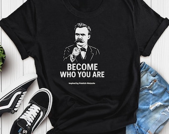 Camiseta de Nietzsche - Camiseta unisex de filosofía, regalo para estudiantes, regreso a clases, uniforme universitario