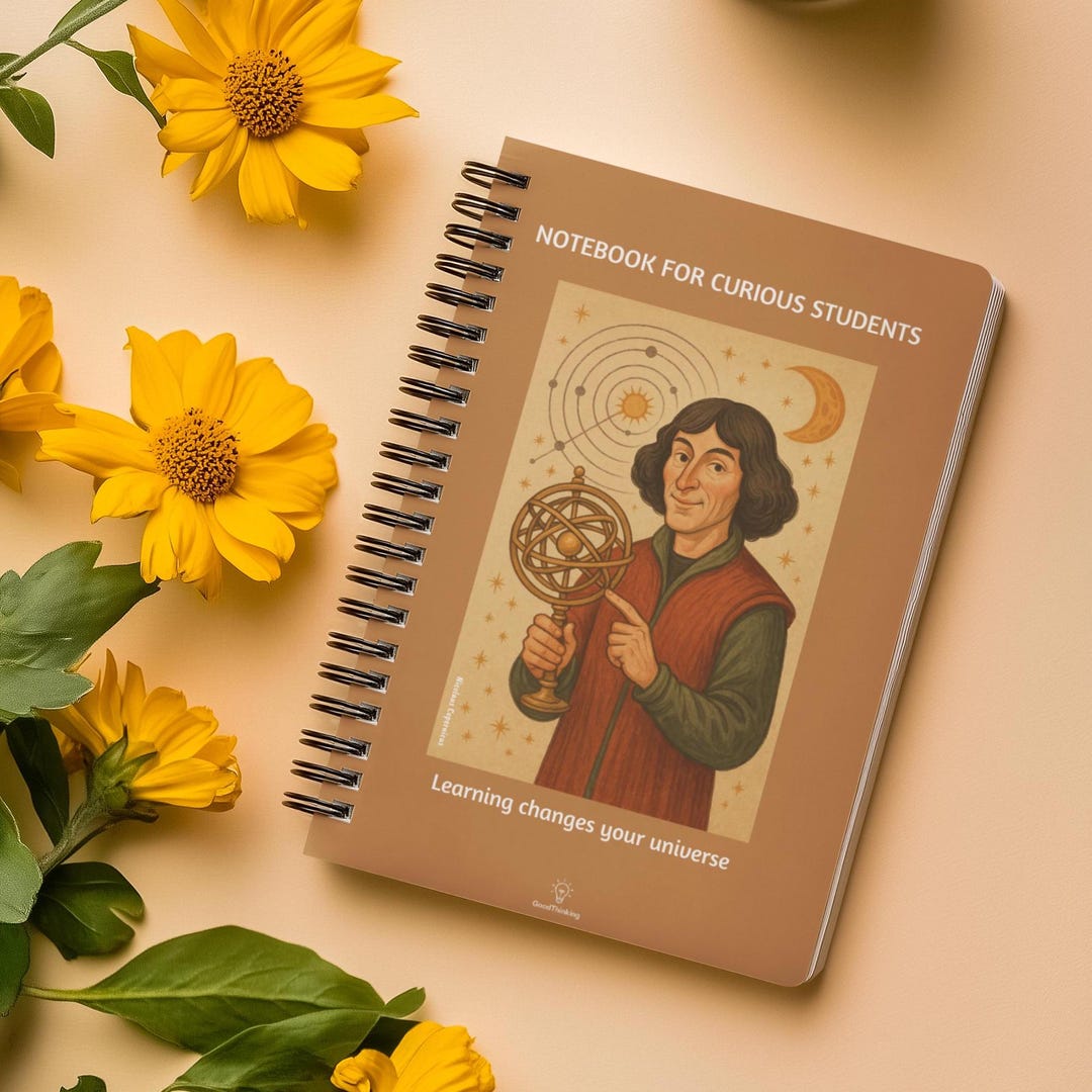 Copernicus Math Notebook Copernicus Spiral Notebook: Lined Journal for Students & Teachers - Etsy