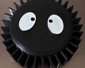 Soot Spirit Maschenmarkiererhalter | Bastelkoffer | Anime-inspirierte Bastelwerkzeuge | Sternförmige Maschenmarkierer