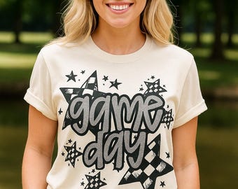 Camiseta de juego Comfort Colors, estrellas y purpurina, regalo para mamá