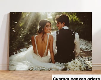 Personalized Photo Canvas Print: Custom Wall Art, Home Decor Gift