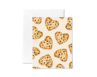 Linocut Handmade Cute Food Note Cards Coffee /& Donuts Block Print Blank Greeting Card Set