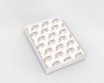 Armadillo Pattern Texas Greeting Card Set, Illustrated Texas Note Card Set, Austin Texas Gift, Stationery Set of 6 Cards