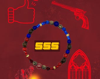 Coin-Shooting Robot Beaded Bracelet