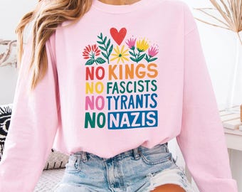 Comfort Colors® Wir die Menschen, keine Könige in Amerika Shirt, Protest Democracy T-Shirt, Anti-MAGA T-Shirt, Vaterländisches Politisches T-Shirt