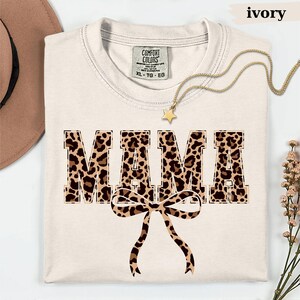 Comfort Colors® Leopard Mama Shirt, Mothers Day Gift, Mom Shirt, Retro Mama Shirt, Gift For Mom, Mama Shirt, Leopard Mama T-Shirt
