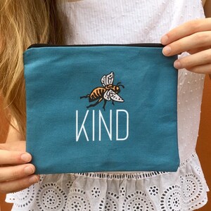 Bee Kind - Zipper Pouch