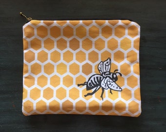 Honey Bee - Zipper Pouch