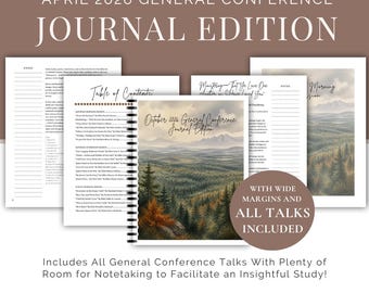 October 2026 General Conference Journal (With Talks) | Printable PDF | Fall landscape