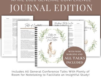 October 2026 General Conference Journal (With Talks) | Printable PDF | Jesus Painting