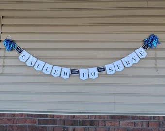 Called to Serve Banner: LDS Mission Call Opening Decor (Instant Download PDF)