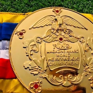 Rocky Balboa Ring Magazine Belt | World Heavyweight Boxing Champion Replica | 4MM/6MM Brass Title Belt | Gift for Rocky & Boxing Fans