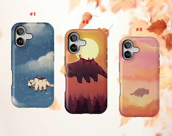 Appa Phone Case, Flying Bison Phone Case, Anime Fan Gift
