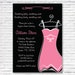 Printable Lingerie Shower Invitation Printable or Printed w/ FREE ...