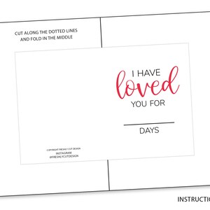 I Have Loved You Printable Anniversary Card - Instant Download - Etsy