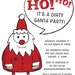 Dirty Santa Holiday Party Invitation Printable or Printed w/ FREE ...