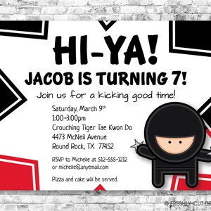 Hi Yah Birthday Party Invitation - Stampabile o stampato (con inviti GRATUITI)