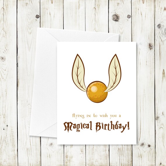 Magical Birthday Printable Birthday Card Instant Download | Etsy