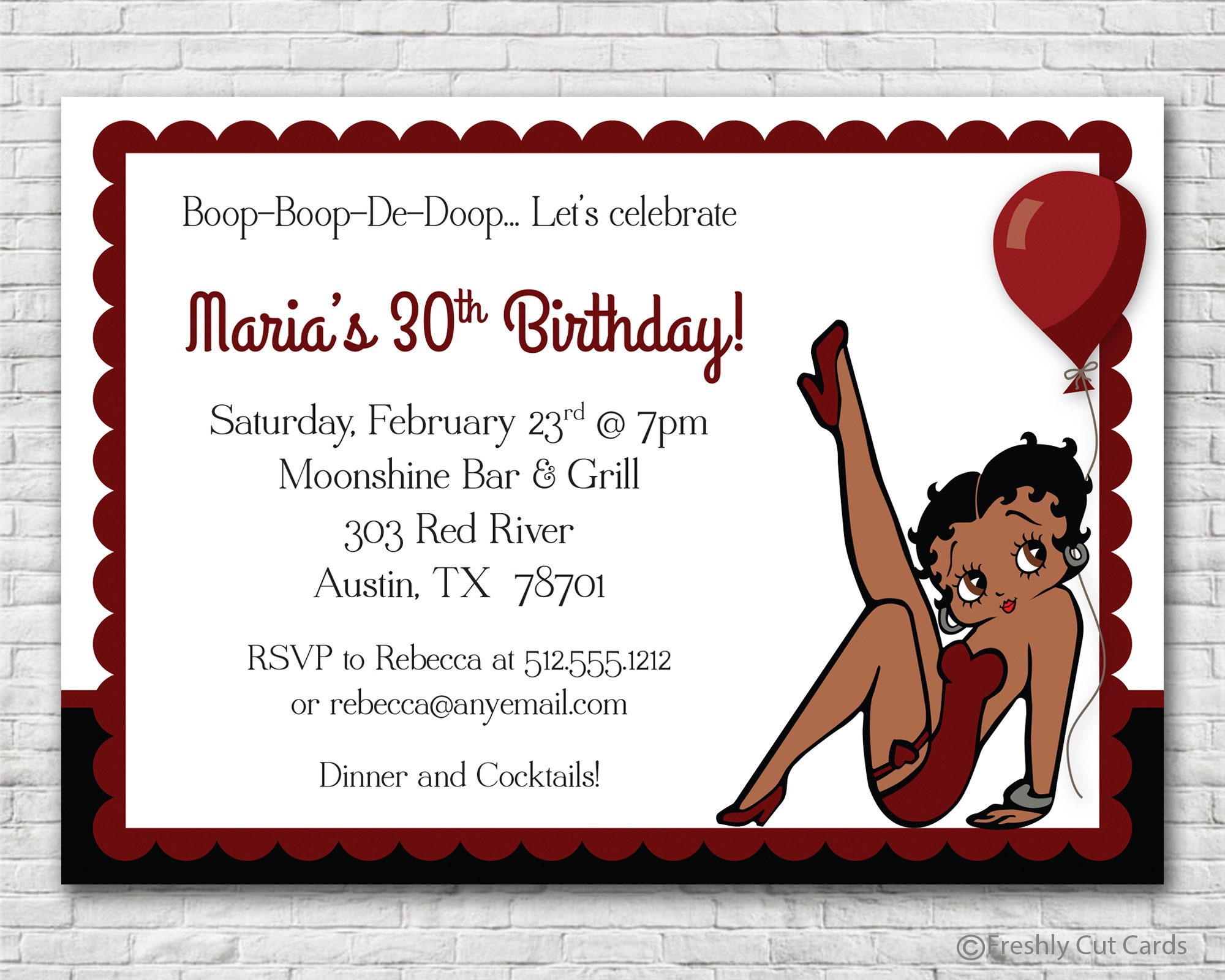 Hispanique Betty Boop Invitation Danniversaire Imprimable Etsy France Hispanique Betty Boop Invitation Danniversaire Imprimable Etsy France