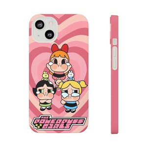 Coque de portable Popmart Crybaby Powerpuff Girls Series - AirPods Gen 1/2/3/Pro Slim Cover Cartoon Network Cadeau de protection personnalisé Design Tech