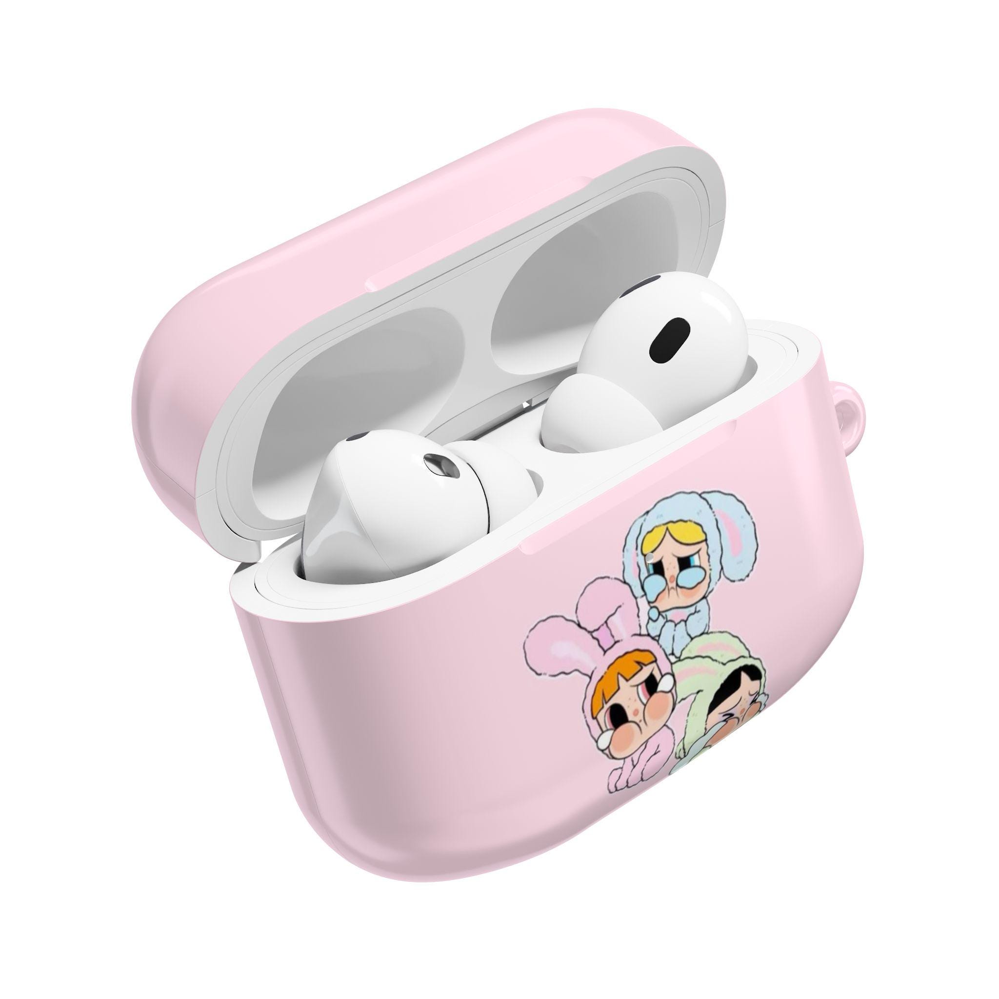 POPMART crybaby airpods proケース powerpuff POP MART CRYBABY x The Powerpuff Girls Series Earphone Case