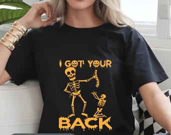 Funny Halloween Skeleton PNG, Spooky Clipart