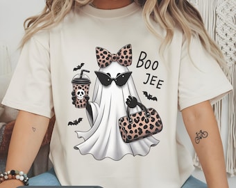 Boo-Jee Ghost Sublimation PNG, Spooky Halloween Design