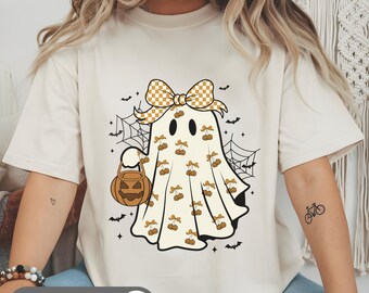Lace Ghost PNG, Spooky Coquette Halloween Shirt Design