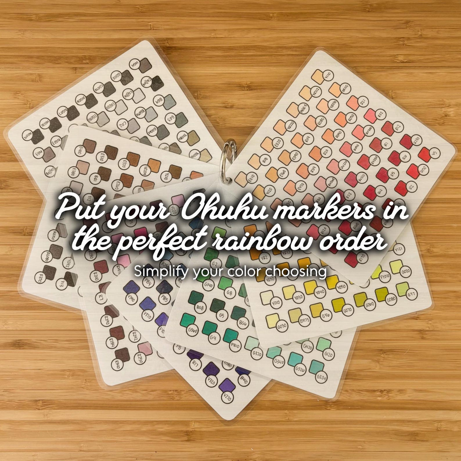 Hulu Color Code Ohuhu Honolulu Complete Guide (swatch Guide in RAINBOW Order) *OLD and ...