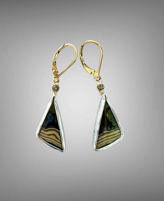 SCHALENBLENDE and diamond earrings