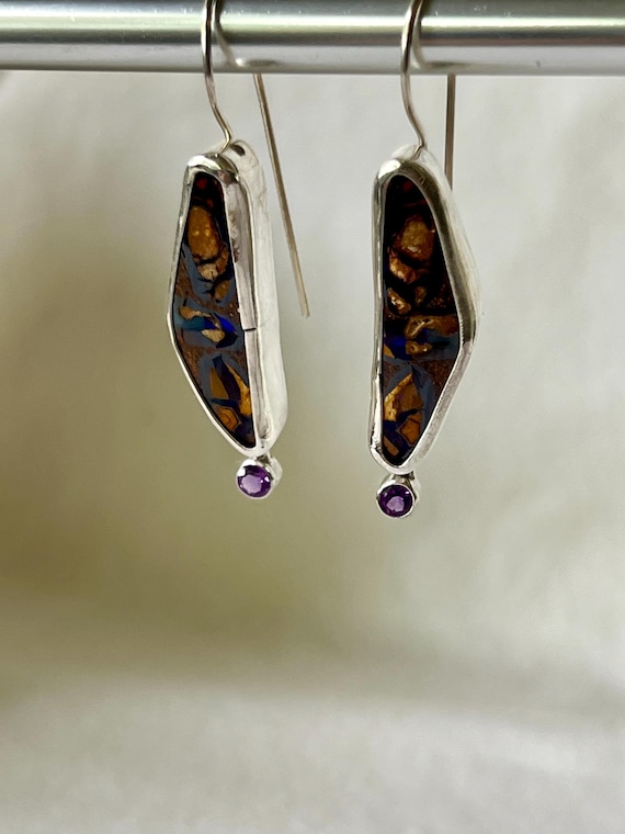 Dusken Hughes With Violet Echoes earrings