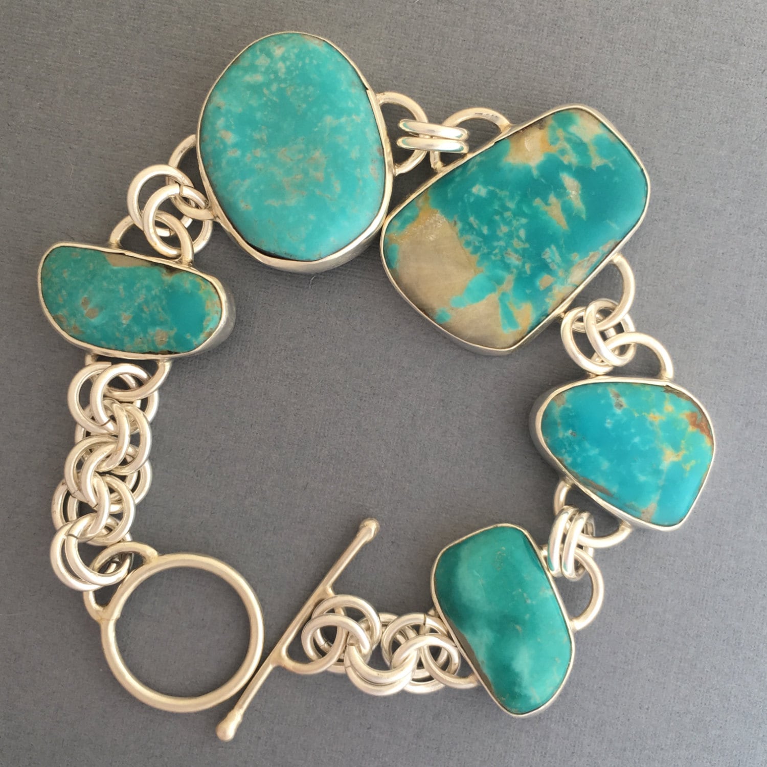 Handmade, sterling silver, Turquoise, bracelet