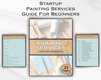 Guía para principiantes en el sector de la pintura / Libro electrónico con instrucciones detalladas / Descarga instantánea