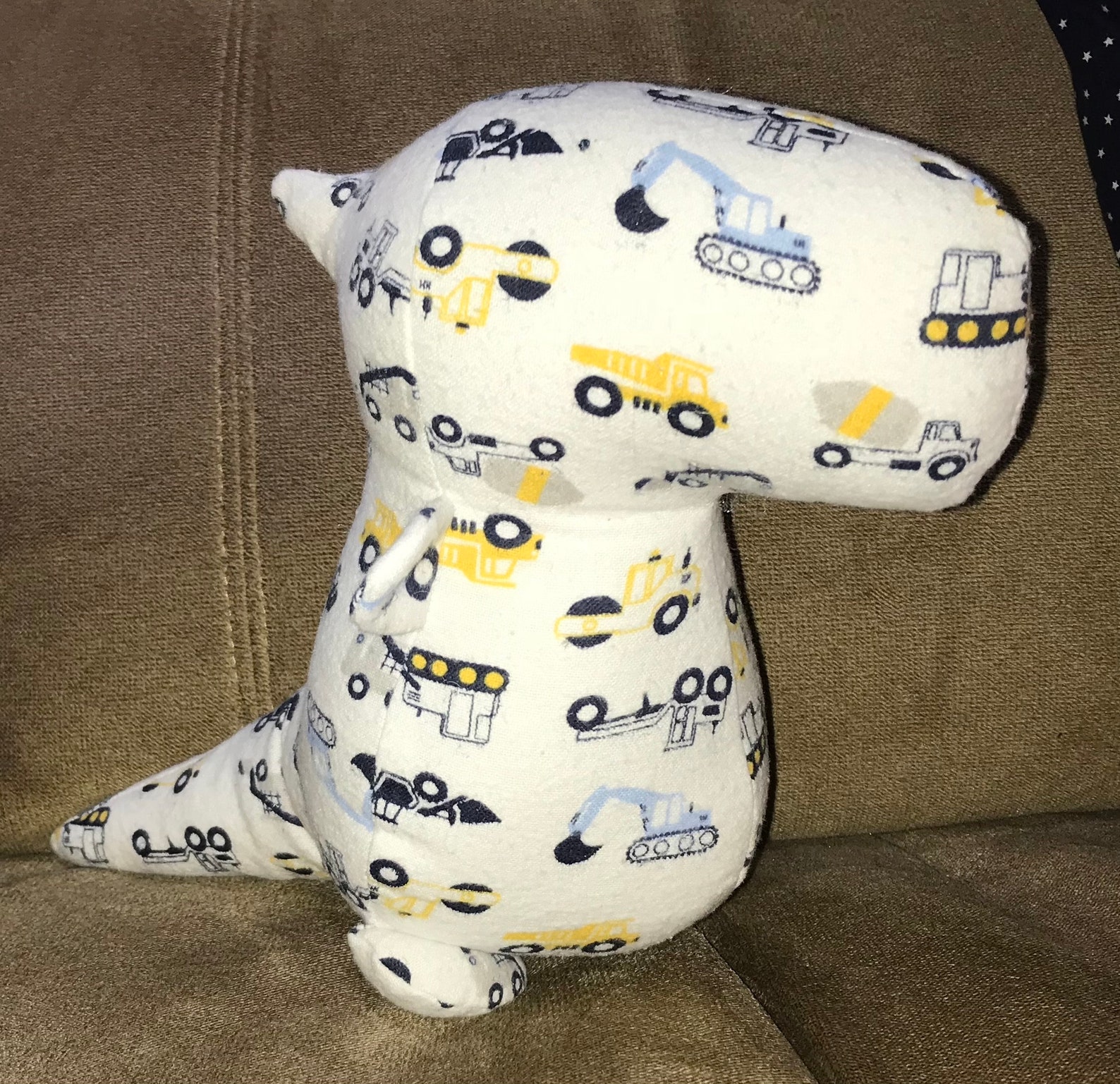 Receiving Blanket DINOSAUR plush Dinosaur Made From Your Etsy