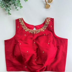 Staple Series - Red Maroon Blouse