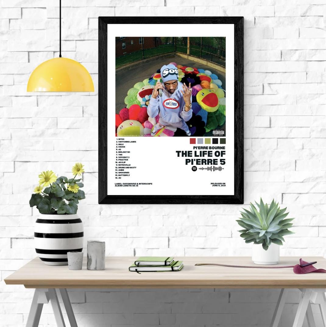 The Life of Pi'erre 5 Tracklist Poster | Digital Download - Etsy