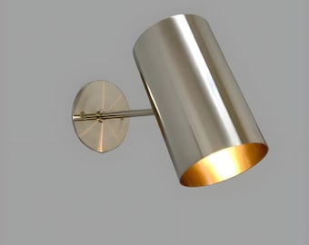 Pair of Italian Modern Wall Sconce Mid-Century Sputnik Wall Light Elegance Brass Wall Lamp Minimalist Vanity or Hallway Lamp