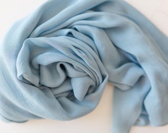Pañuelo modal Air Essentials / Pañuelo hijab Sky Mist / Pañuelo ligero para la cabeza de uso diario