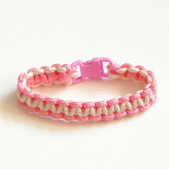pink paracord bracelet