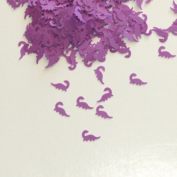 Dinosaur Confetti Purple 500 pieces