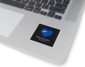 Nmixx Blue Valentine Sticker (Kpop Sticker)