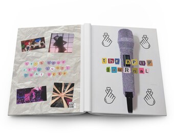 Kpop Journal: Matte Hardcover, 150 Lined Pages, Customizable Cover