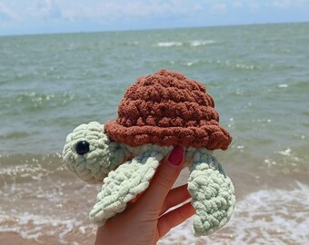 Crochet sea turtle
