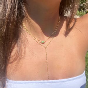 Chrysoprase Pendant Necklace