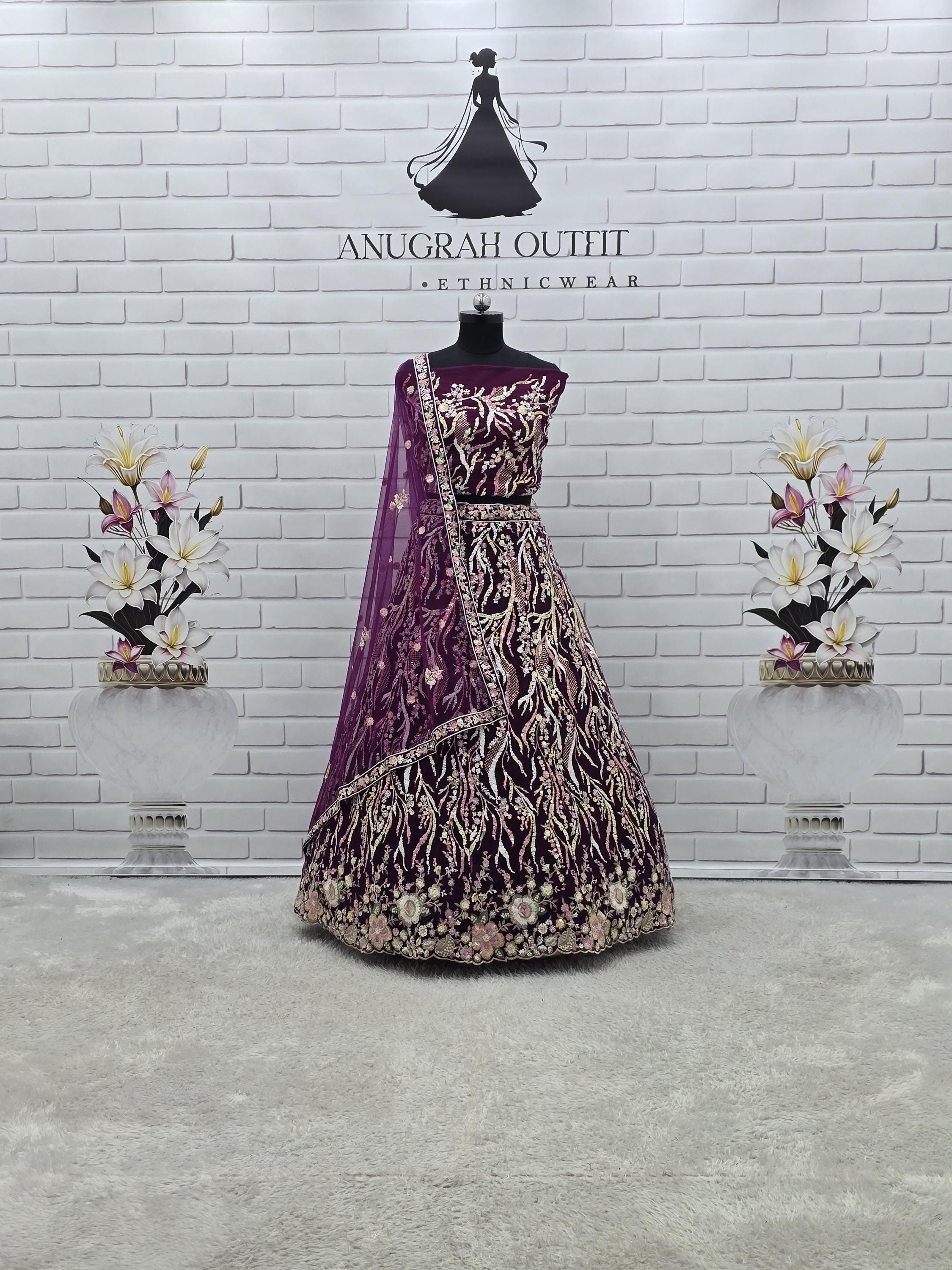 Purple Indian Dress - Etsy