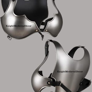Handmade Lady Armor Steel Breastplate Cuirass – Medieval Fantasy Chest Plate for LARP, Cosplay & Renaissance Fair Body Armour Halloween Gift