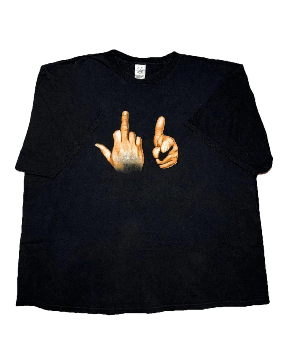 Vintage 2000s F++k You Tee Asap Rocky Middle Finger F U Faded - Etsy