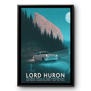 May 28, 2025 Lord Huron Red Rocks Amphitheater Poster