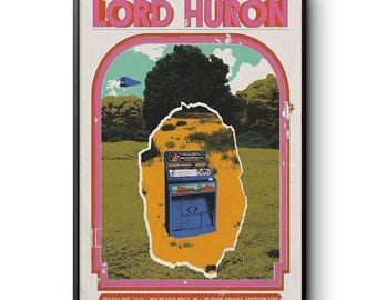 Lord Huron All Gig Posters, May 28, 2025 Lord Huron Red Rocks Amphitheatre Poster, Lord Huron Rochester Hills On August 9 2025 Poster
