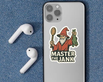 Pegatina divertida de meme de Master the Jank: MTG Commander